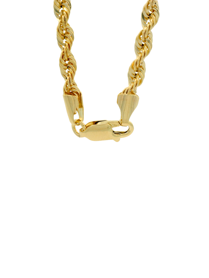 Collar Trenzado 3 mm Oro 14k