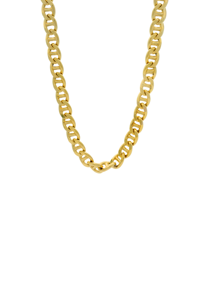 Collar Eslabones 3 mm Oro 14k