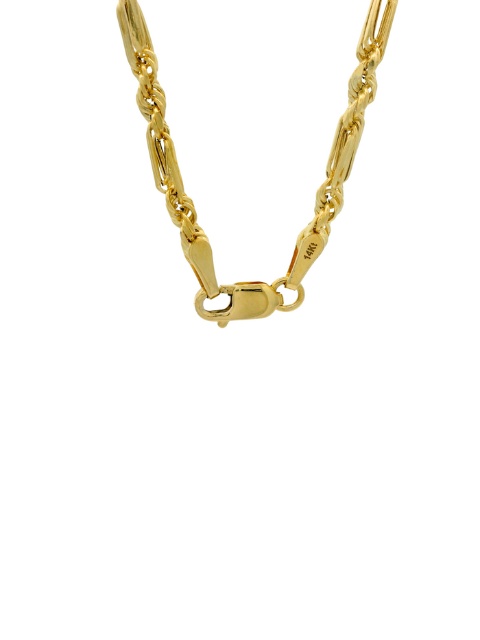 Collar Trenzado Oro 14k