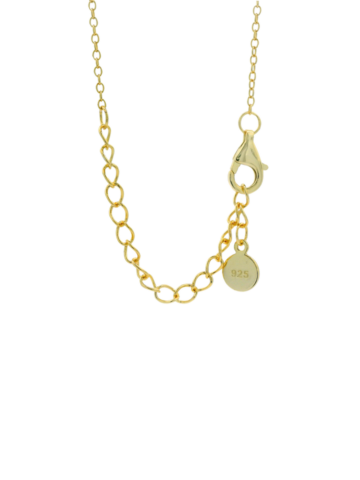 Collar Birthstone Rectangular Dorado