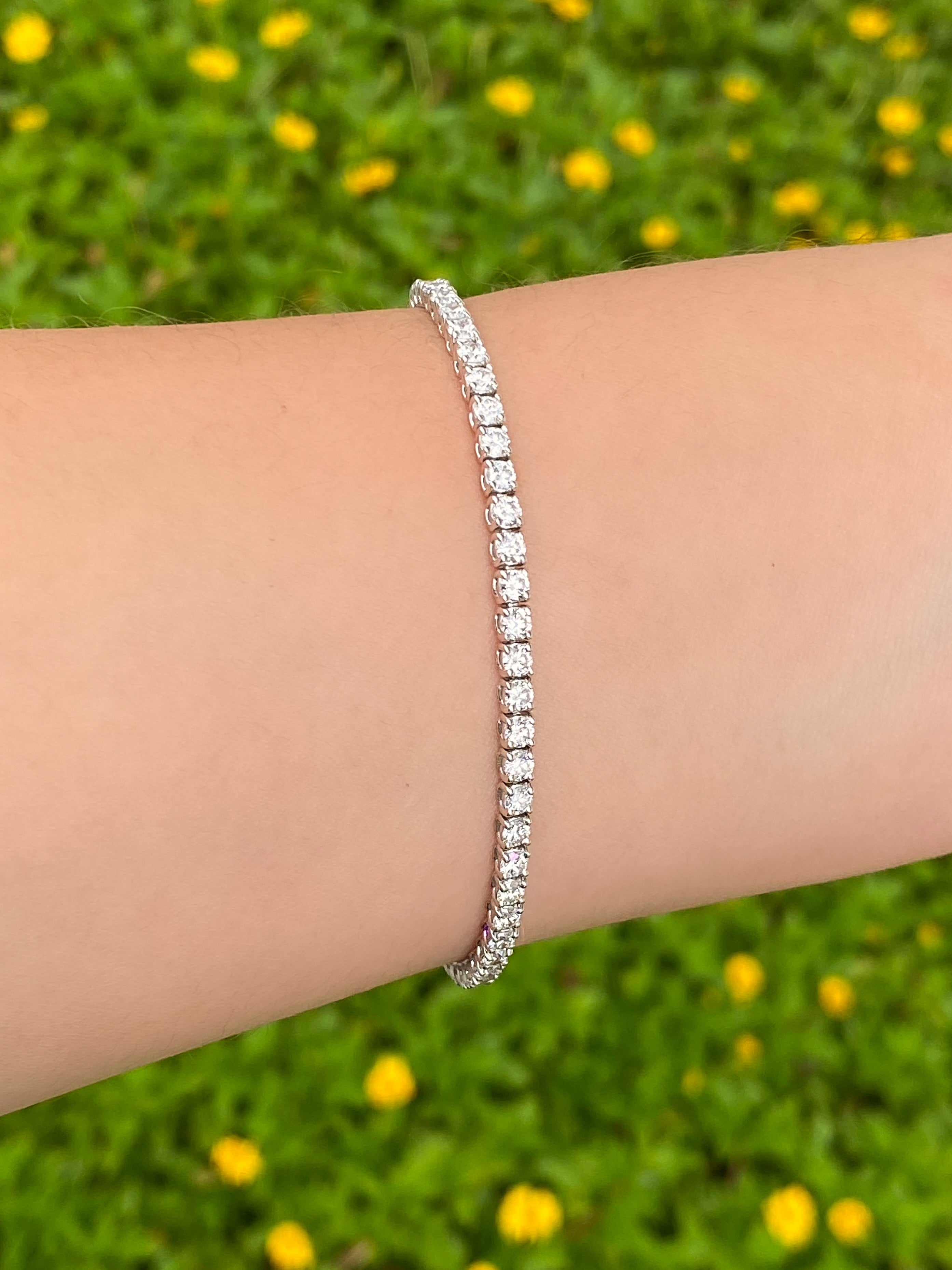 Tennis Bracelet Diamantes 4 Quilates