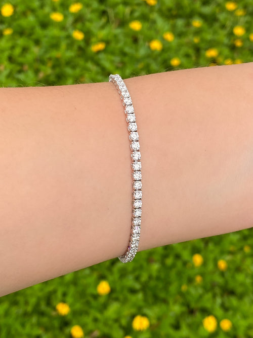 Tennis Bracelet Diamantes 4 Quilates