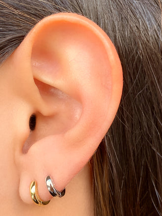 Mini Arracada Gruesa 10 mm