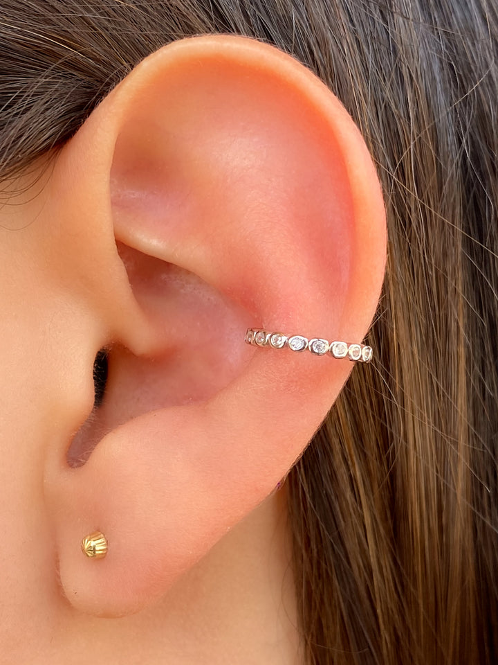 Ear Cuff con Mini Zirconias