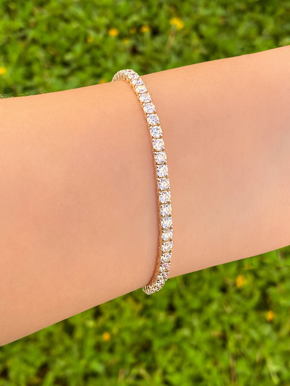 Tennis Bracelet 6 Ct Diamantes Lab Grown