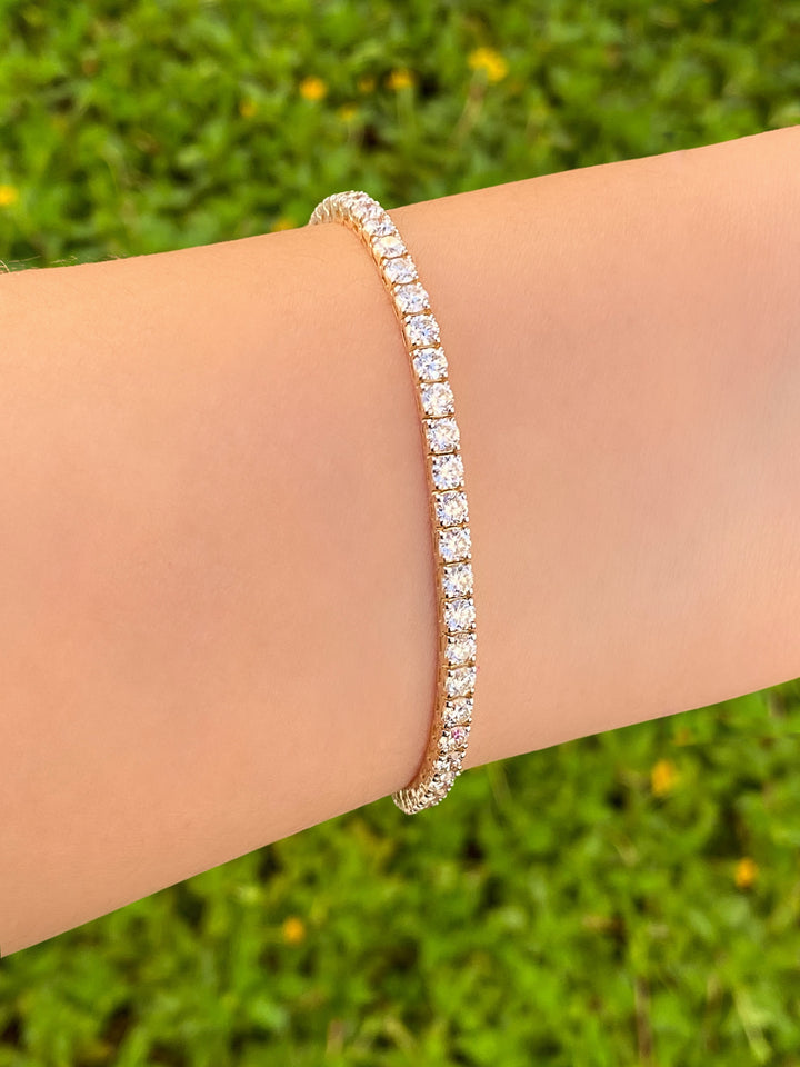 Tennis Bracelet 6 Ct Diamantes Lab Grown