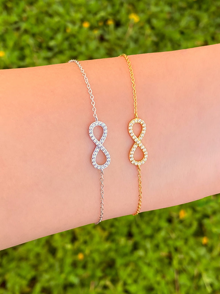 Pulsera Infinito Con Zirconias