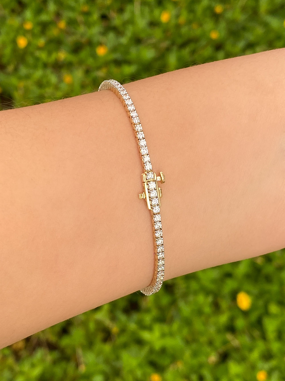 Tennis Bracelet 2 Ct Diamantes Lab Grown