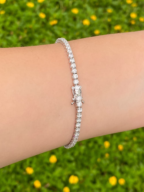 Tennis Bracelet Diamantes 4 Quilates