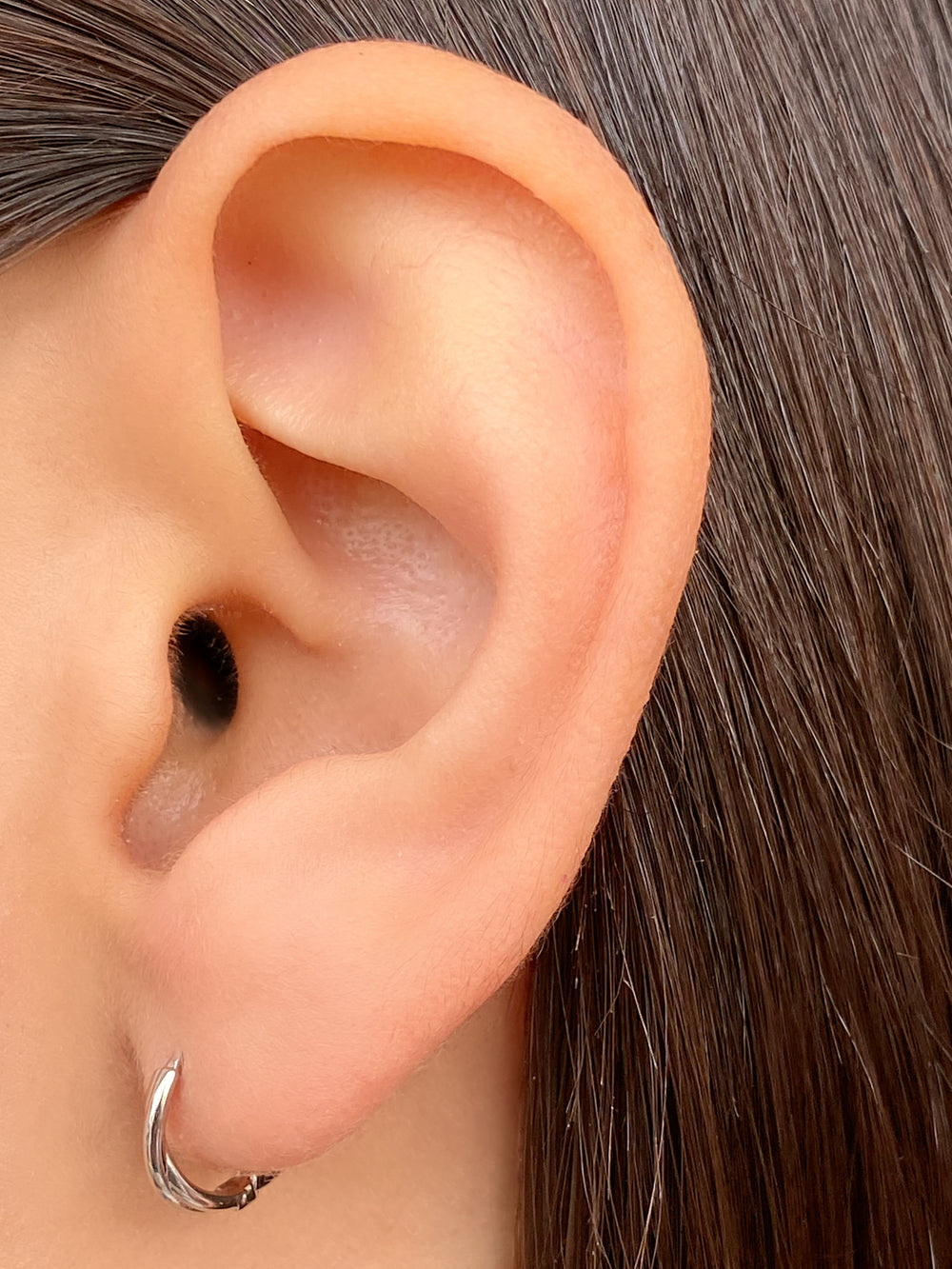 Par Mini Arracada Cruzada 10 mm