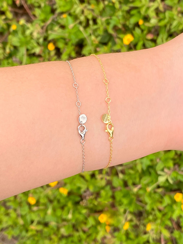 Pulsera Trebol Cuatro Hojas Zirconia