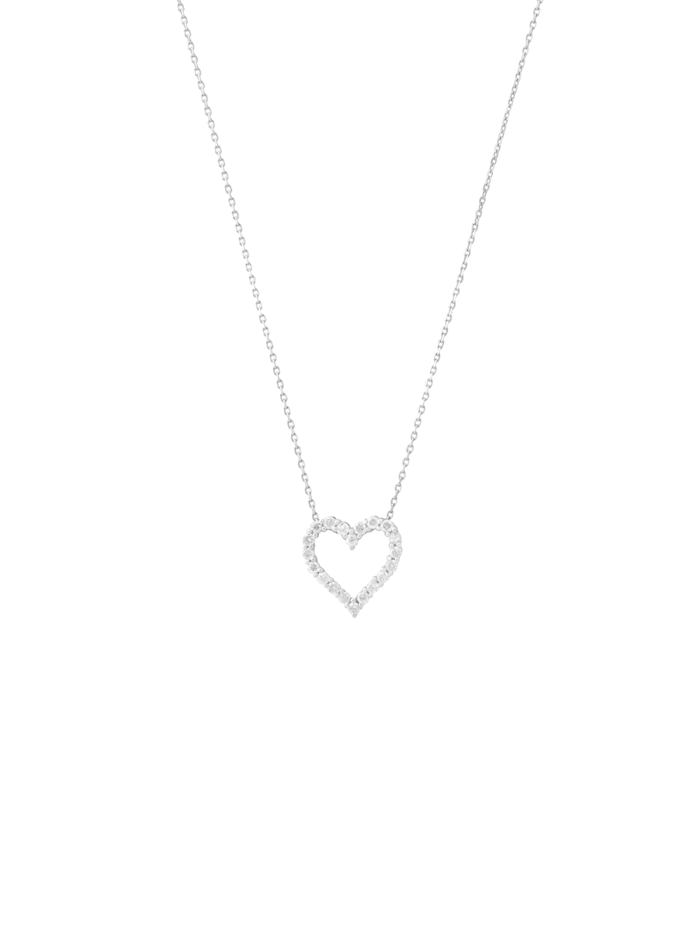 Collar Dije Corazón Diamante 0.25 Ct