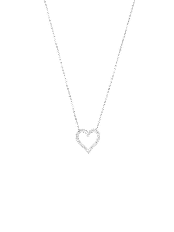 Collar Dije Corazón Diamante 0.25 Ct