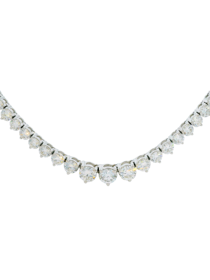 Collar Tennis Riviera Diamantes 10.27 ct