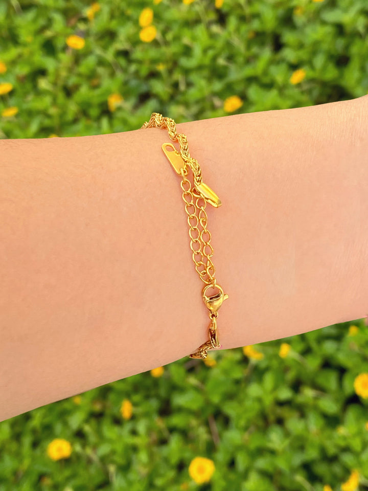 Pulsera Ondulada Trenzada