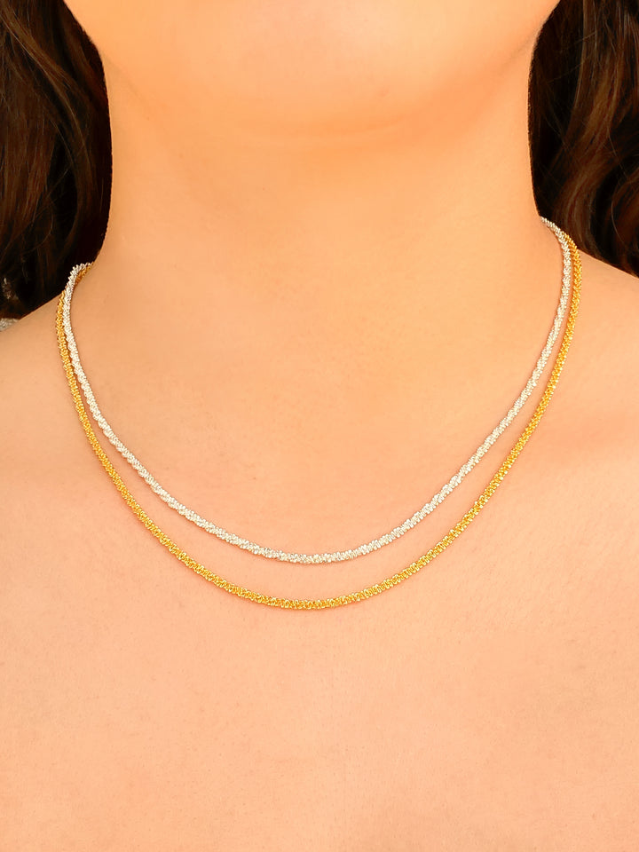 Collar Cadena Torcida 2 mm