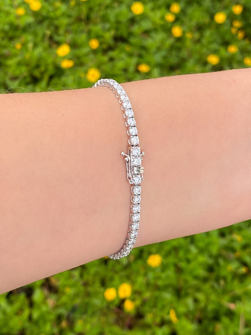 Tennis Bracelet Diamantes 5 Quilates