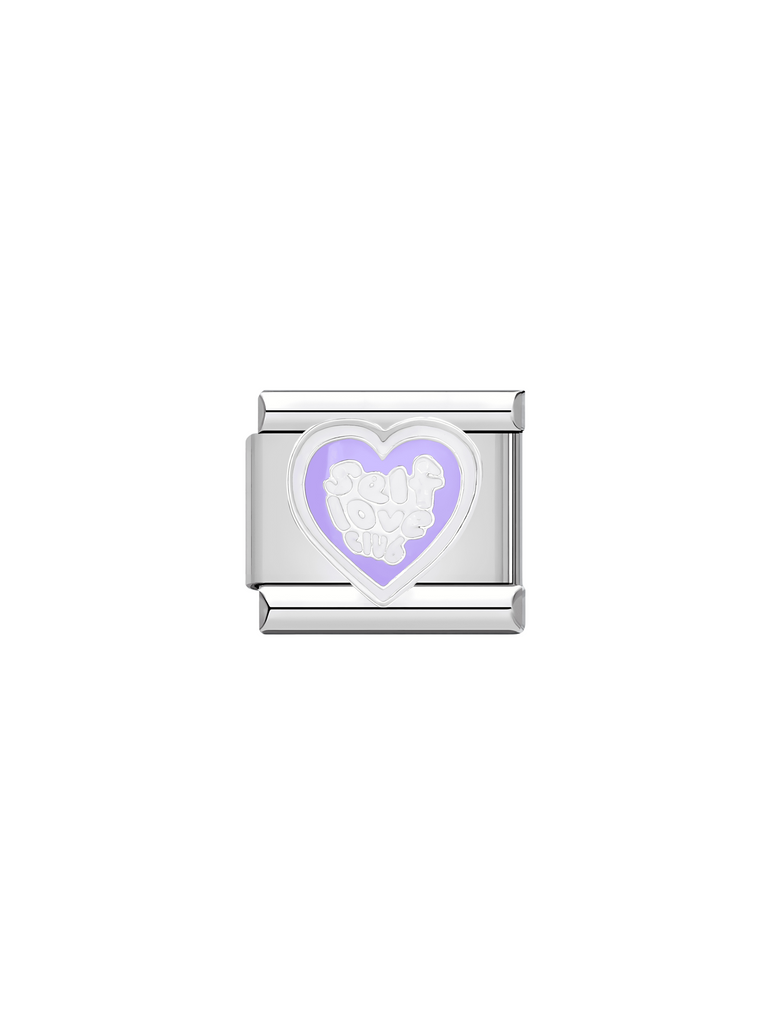 Charm Corazon Morado Self Love Club