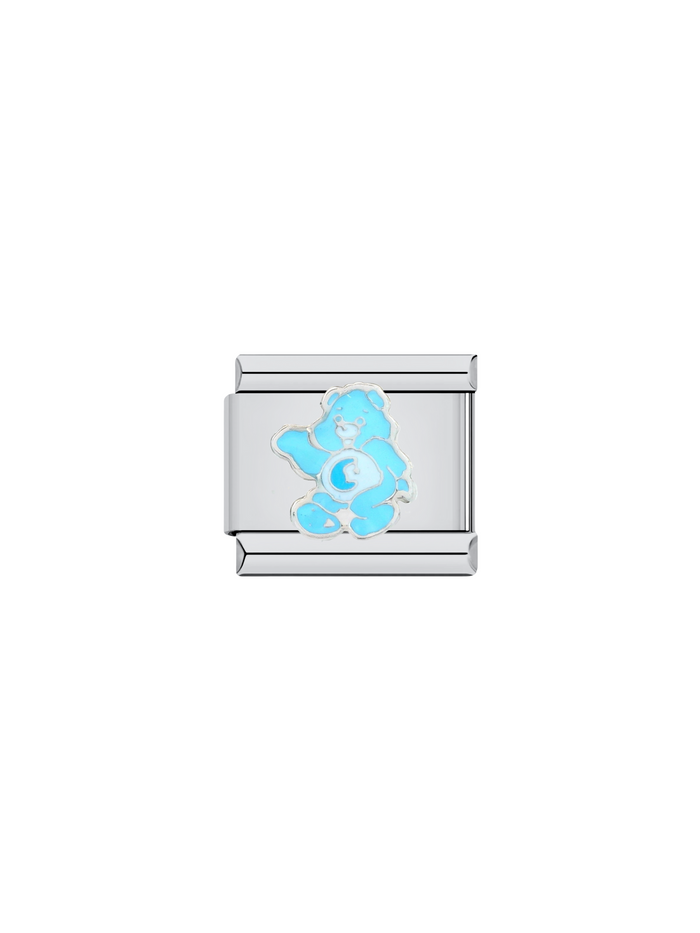 Charm Osito Cariñosito Plateado