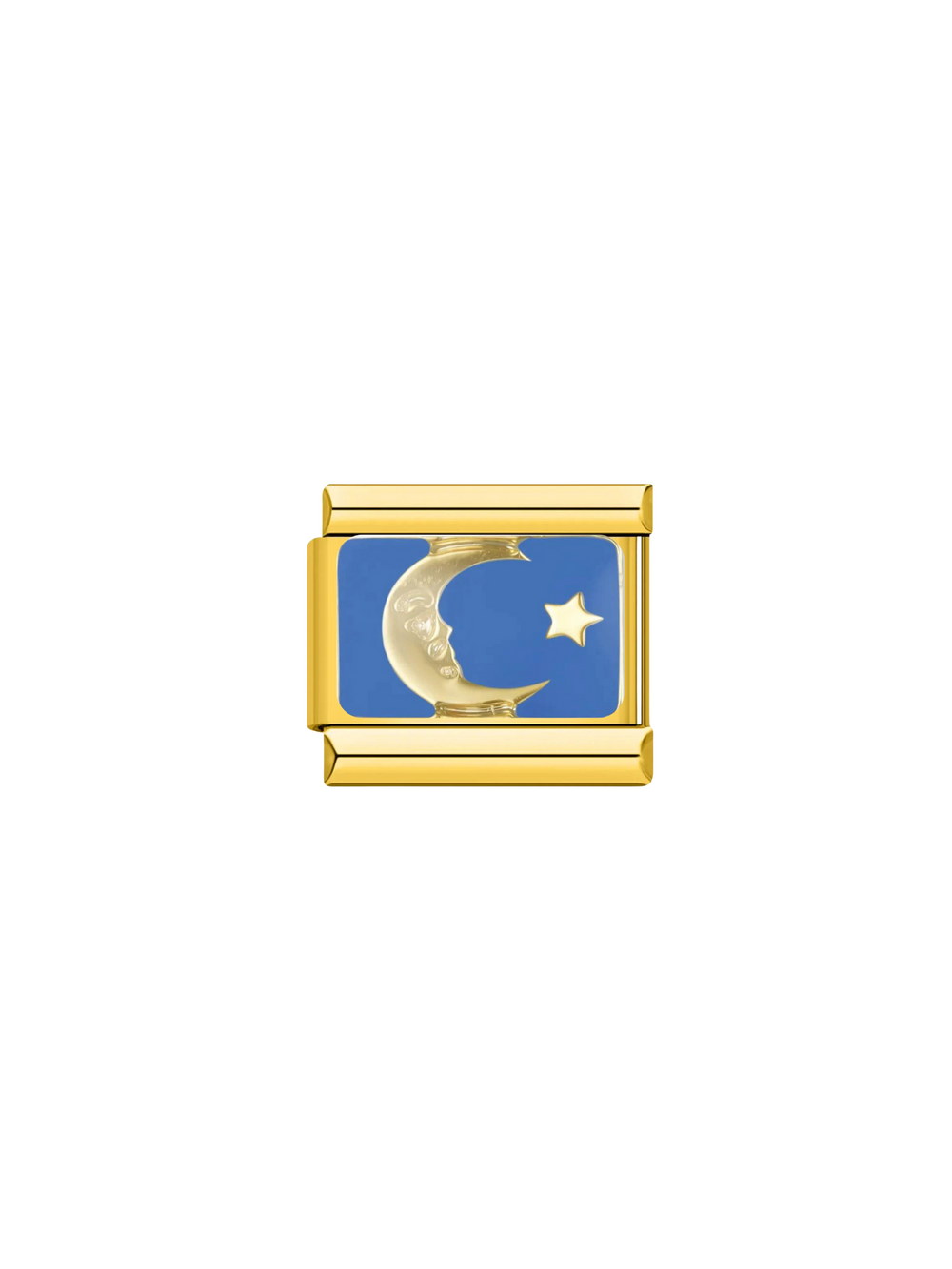 Charm Luna Con Fondo Azul
