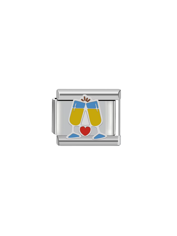 Charm Copas Con Corazon
