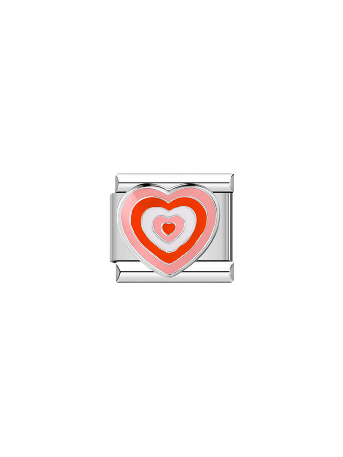 Charm Corazon Rosa Capas