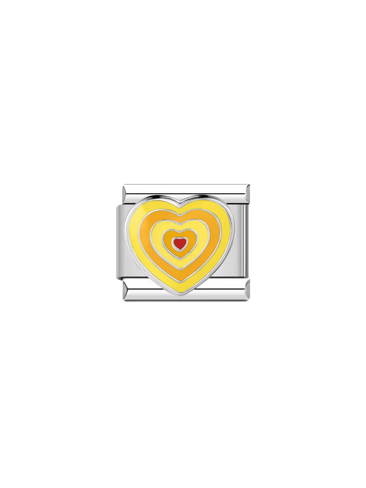 Charm Corazón Amarillo