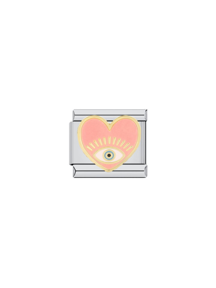 Charm Corazon Con Ojo