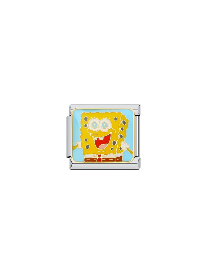 Charm Personajes Bob Esponja Fondo Azul