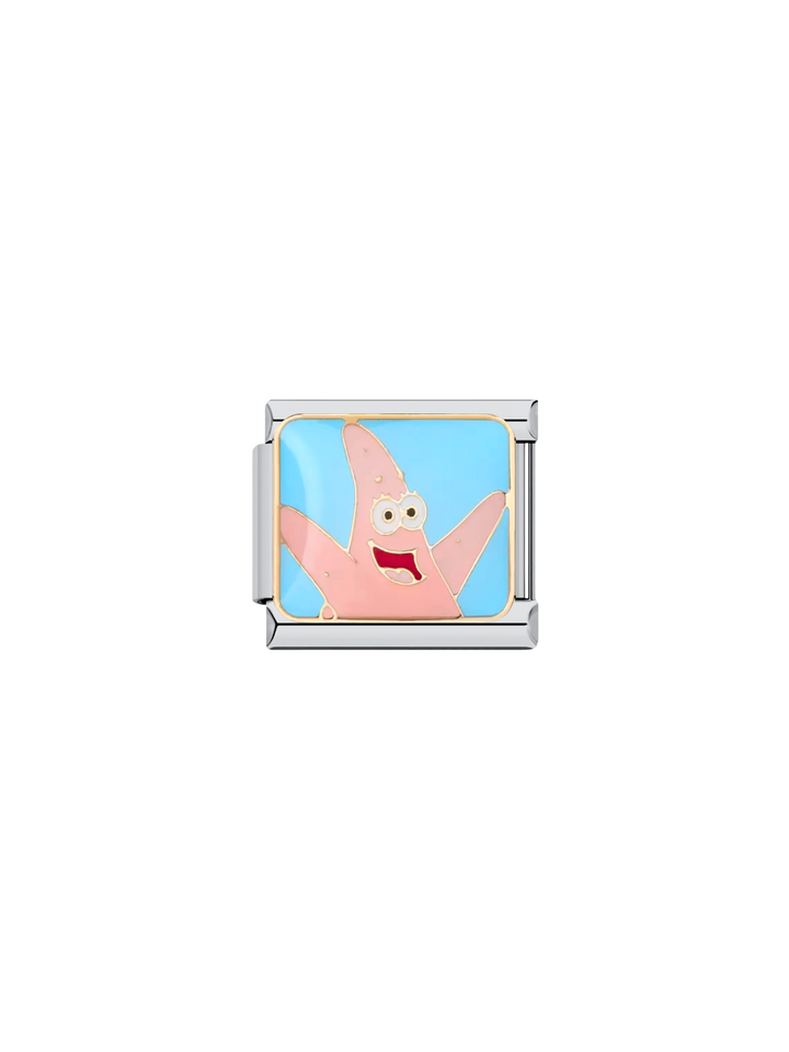 Charm Personajes Bob Esponja Fondo Azul