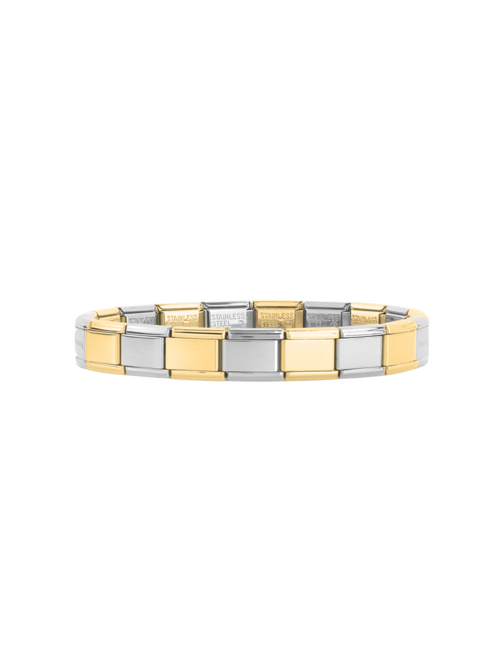 Pulsera Italiana Dorado y Plateado