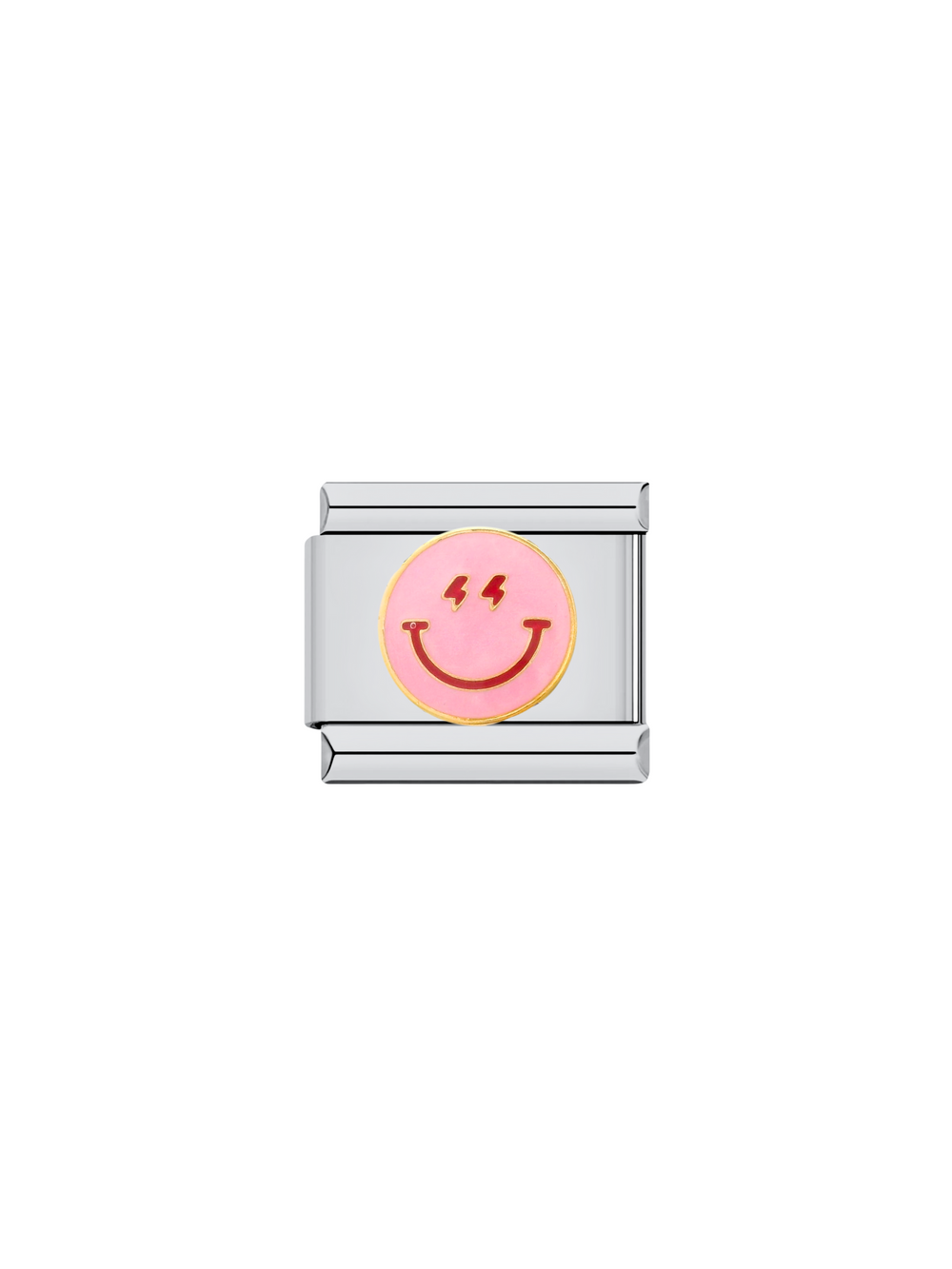 Charm Carita Feliz Rosa