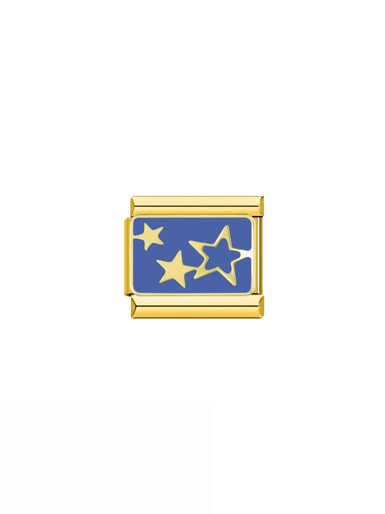 Charm Estrellas Fondo Azul