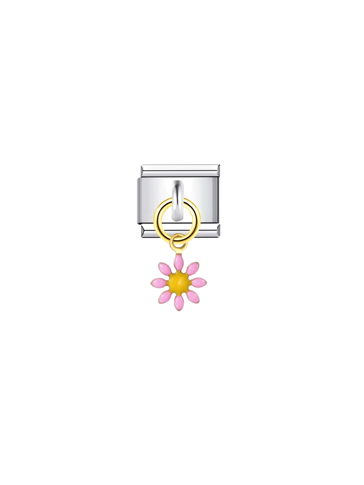 Charm Con Dije Mini Flor