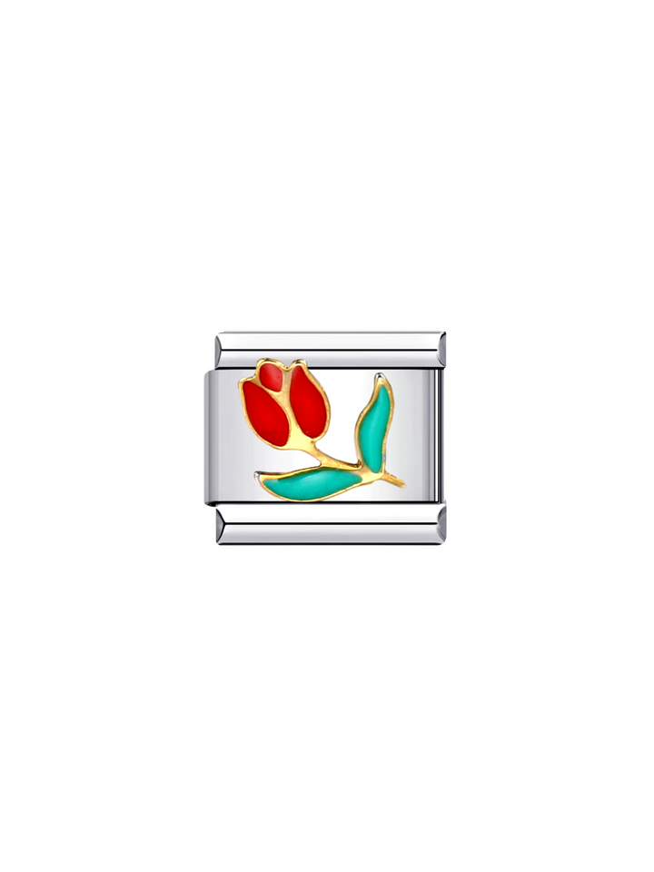 Charm Flor Roja Completa