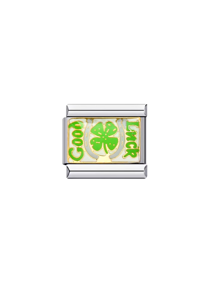 Charm Trebol Good Luck