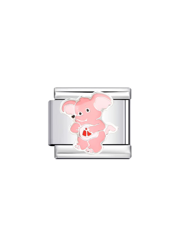 Charm Elefante Rosa