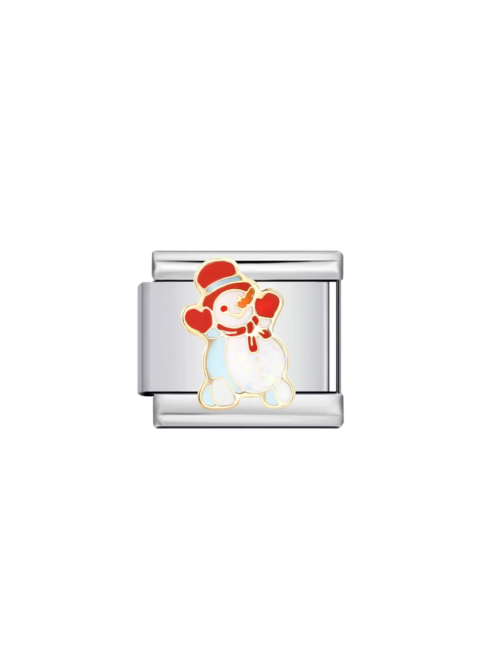 Charm Muñeco De Nieve Con Sombrero