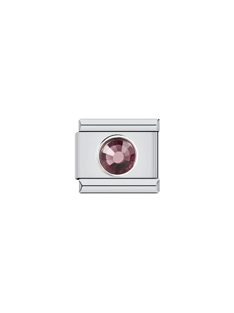 Charm Birthstone Plateado