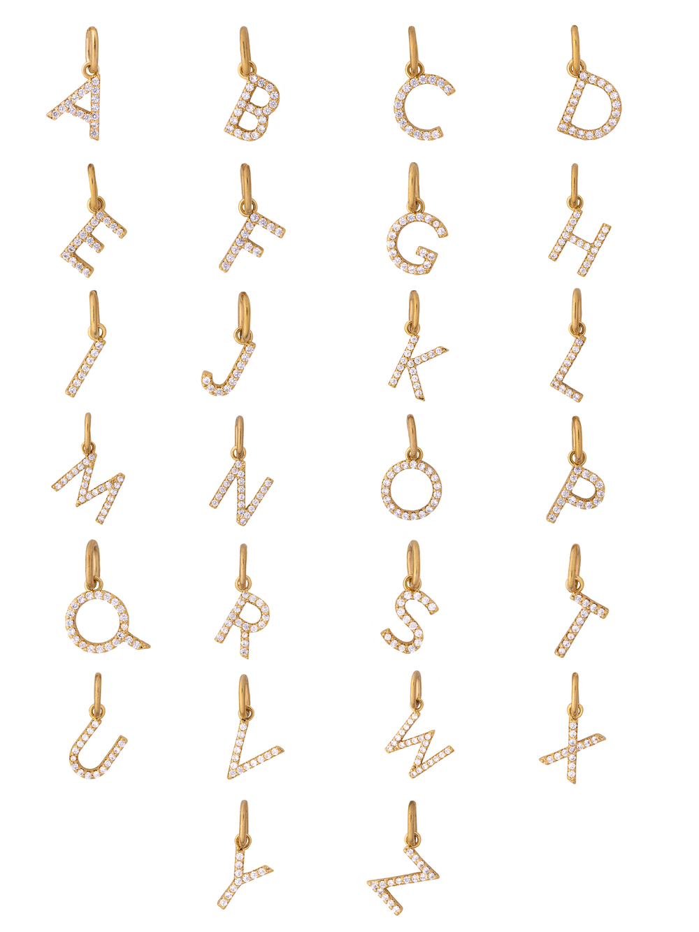 Collar Inicial Con Zirconias