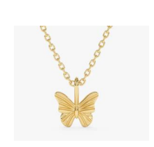 Collar Dije Mariposa