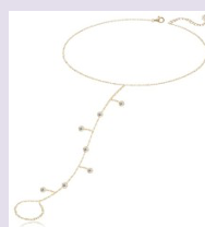 Pulsera Zirconias Colgantes Con Anillo