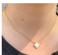 Collar Trebol Madre Perla