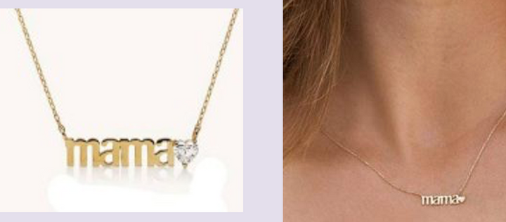 Collar Mama Con Corazon Zirconia