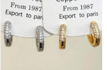 Par Arracada Con Zirconias