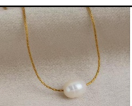 Collar Dije Perla