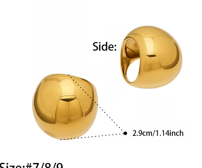 Anillo Redondo Chunky
