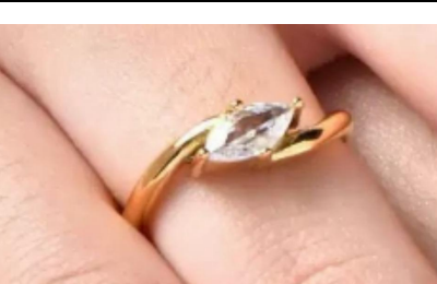 Anillo Con Zirconia Marquesa