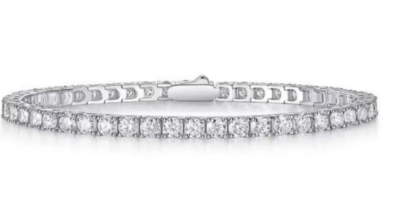 Pulsera Tennis Moissanita 4.8 CT