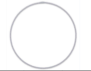 Collar Tennis Moissanita 13.8 CT